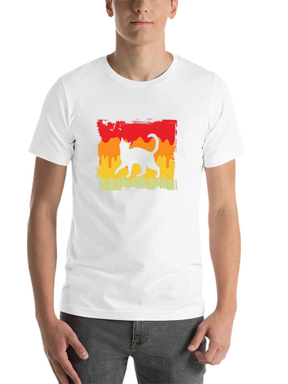 Retro Cat Silhouette T-Shirt