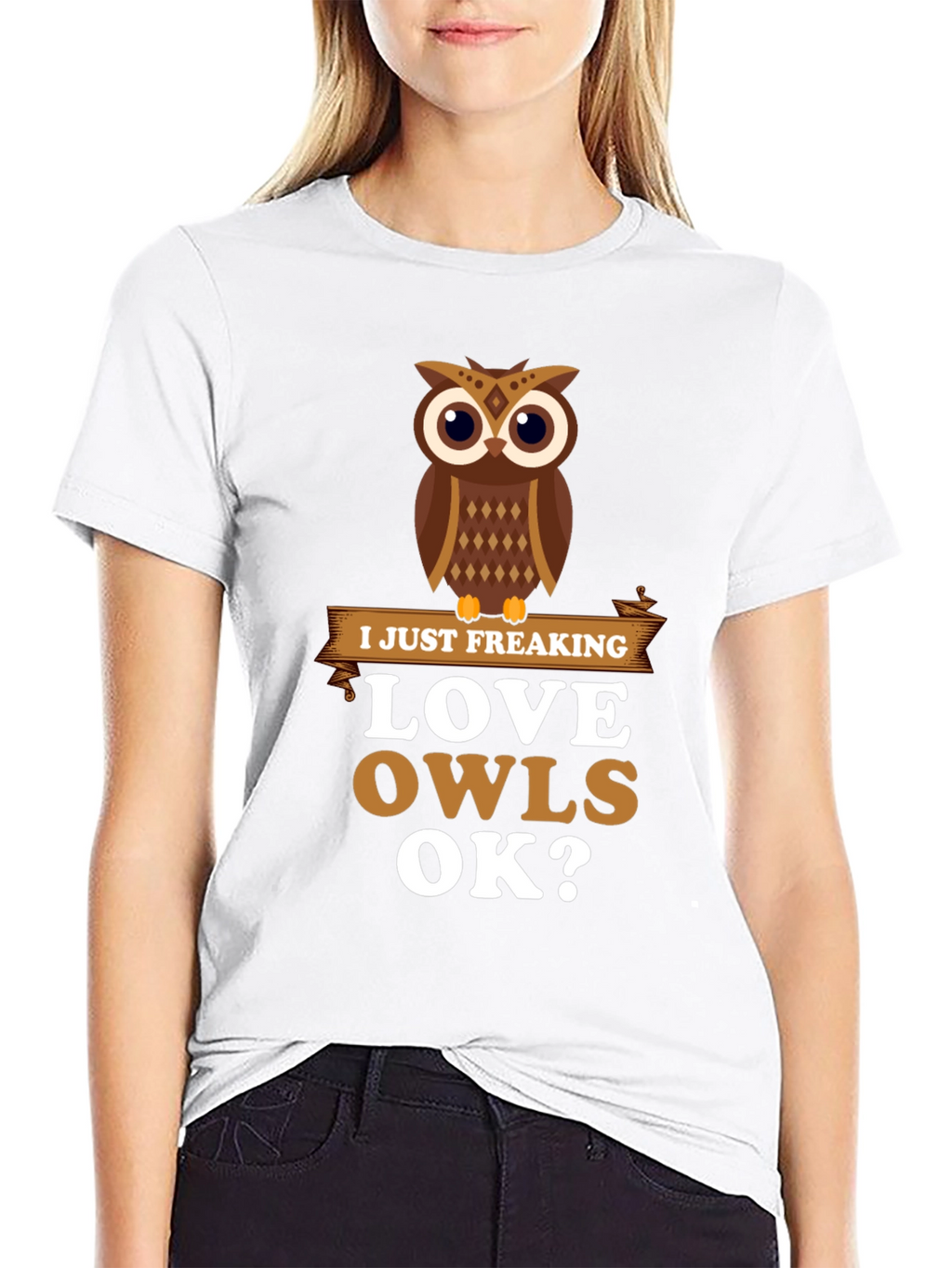 I Just Freaking Love Owls Graphic T-Shirt