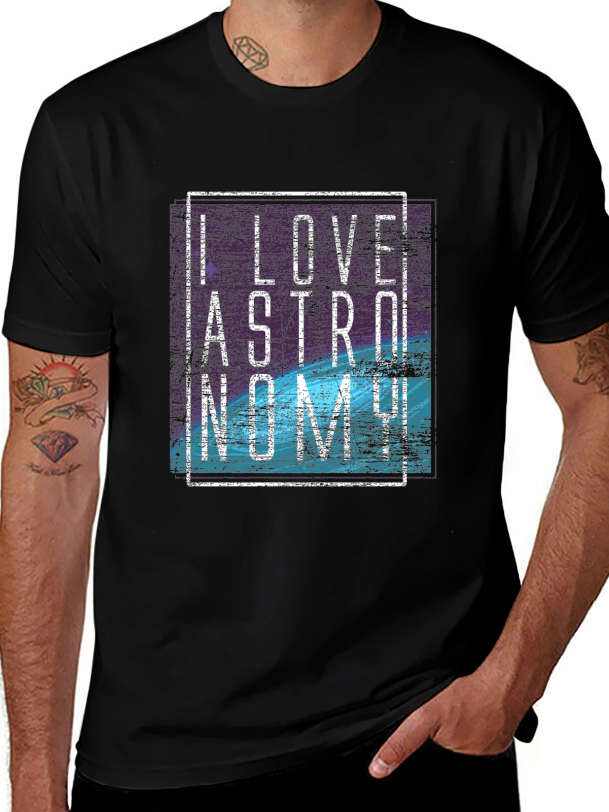 I Love Astronomy Graphic T-Shirt