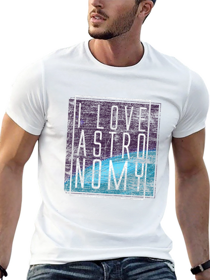 I Love Astronomy Graphic T-Shirt
