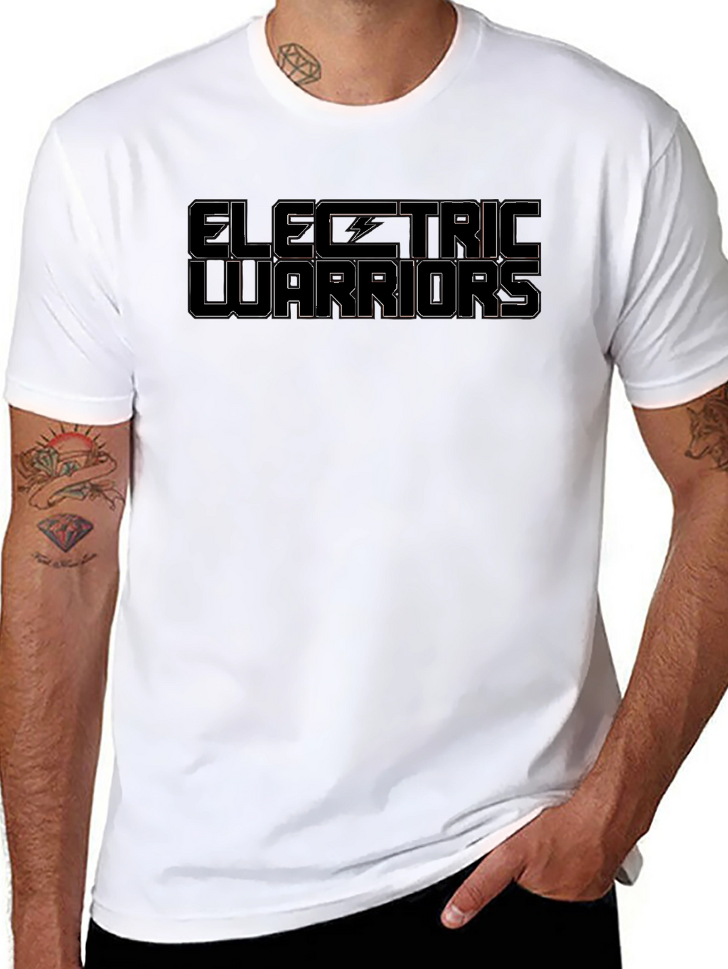 Electric Warriors Graphic Tee - Black