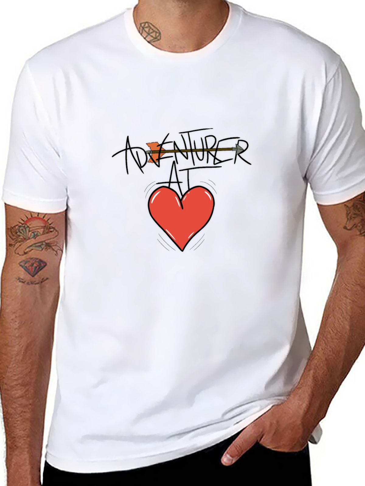 Adventurer at Heart Graphic T-Shirt