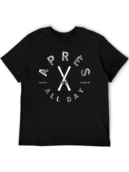 Après All Day Ski T-Shirt - Black Graphic Tee