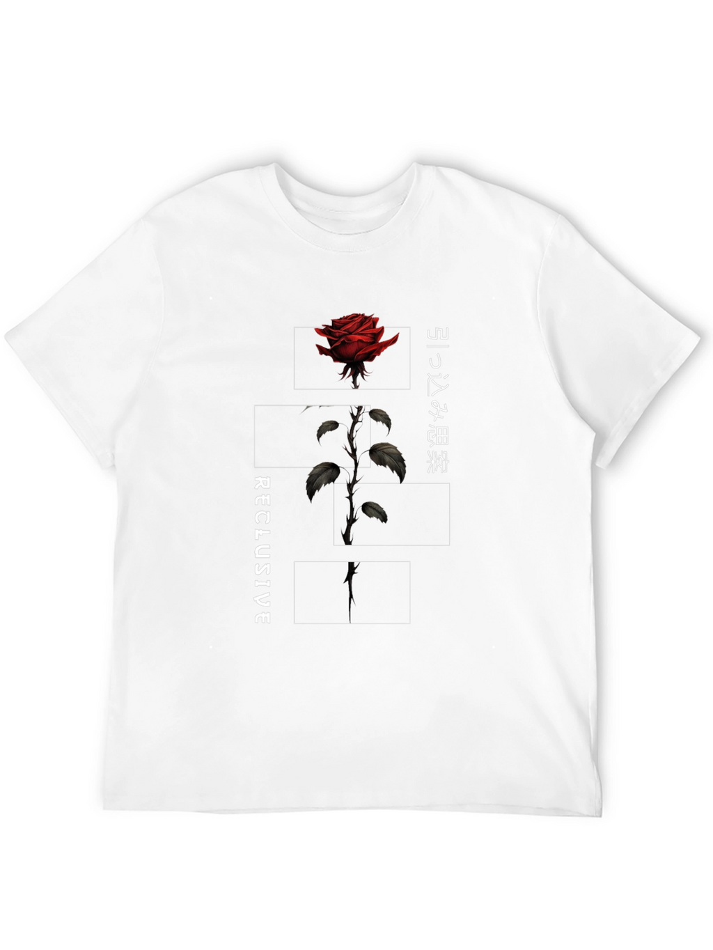 Reclusive Rose Graphic Tee - Black