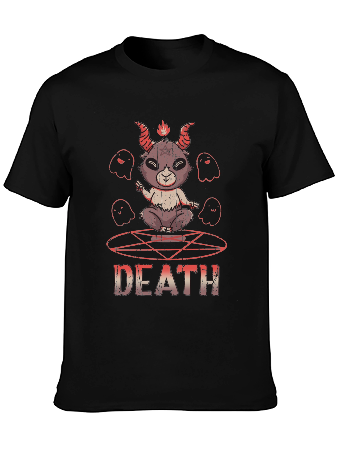 Cute Death T-Shirt - Goth Baphomet Tee