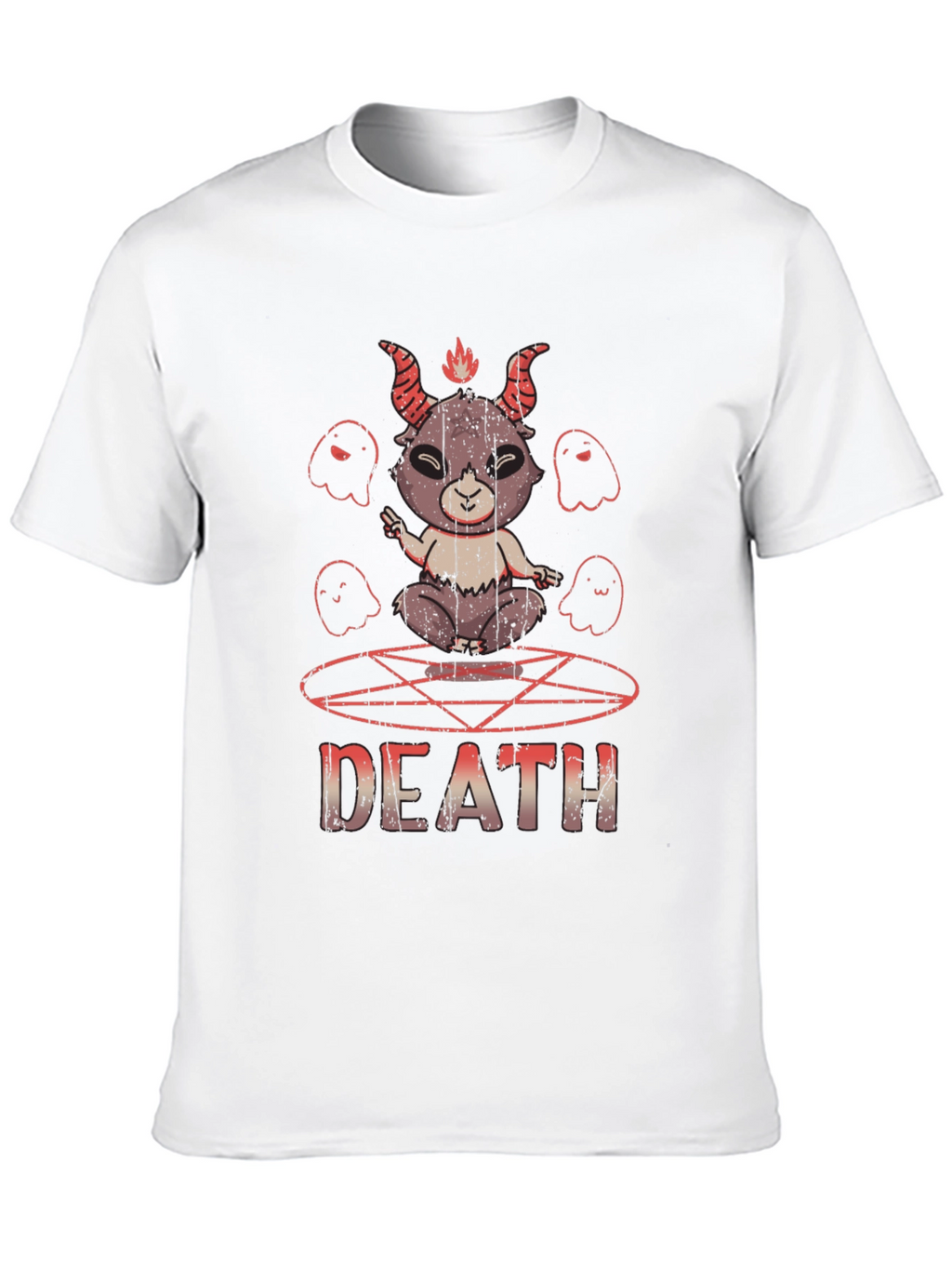Cute Death T-Shirt - Goth Baphomet Tee