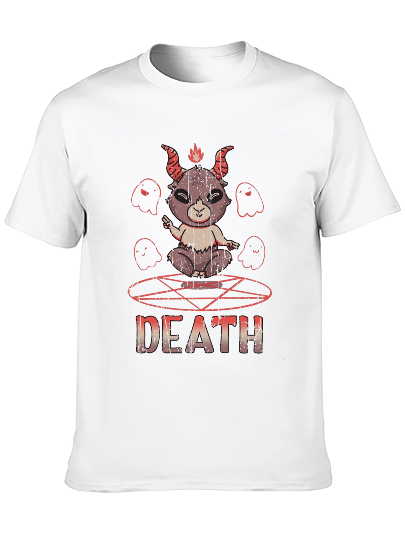 Cute Death T-Shirt - Goth Baphomet Tee