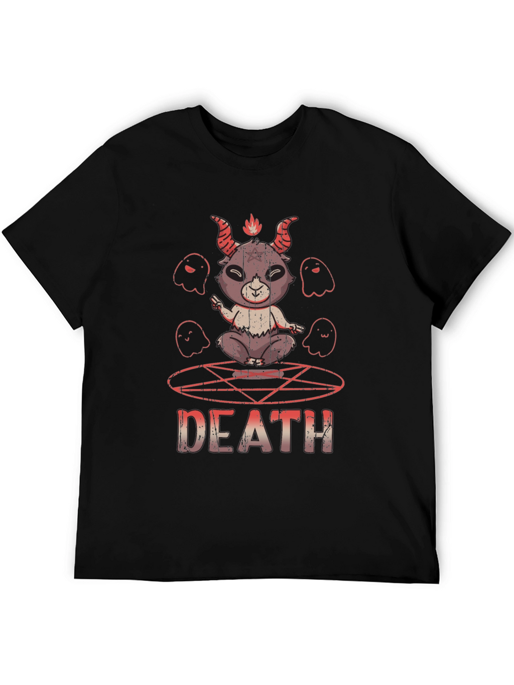 Cute Death T-Shirt - Goth Baphomet Tee