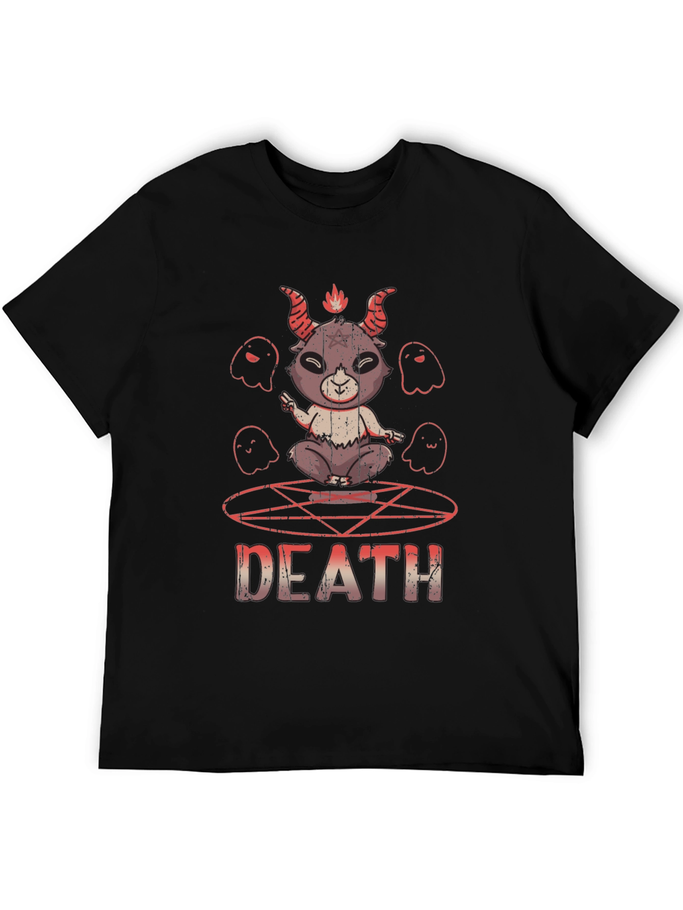 Cute Death T-Shirt - Goth Baphomet Tee