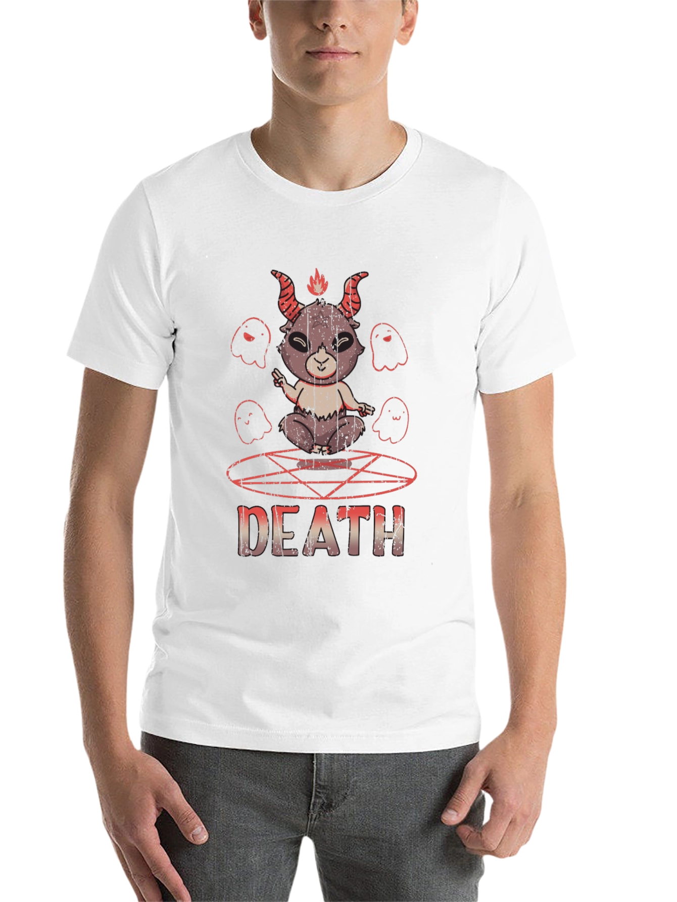 Cute Death T-Shirt - Goth Baphomet Tee