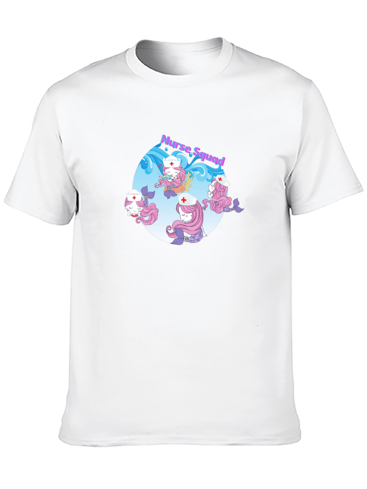 Nurse Squad Mermaid Graphic T-Shirt