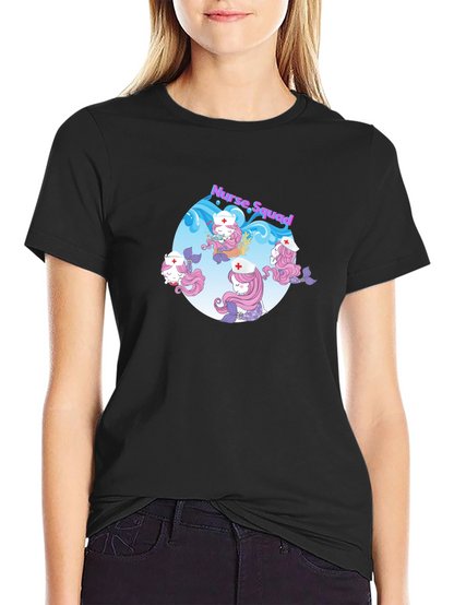 Nurse Squad Mermaid Graphic T-Shirt