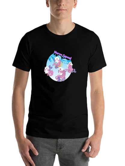 Nurse Squad Mermaid Graphic T-Shirt