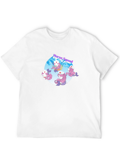 Nurse Squad Mermaid Graphic T-Shirt