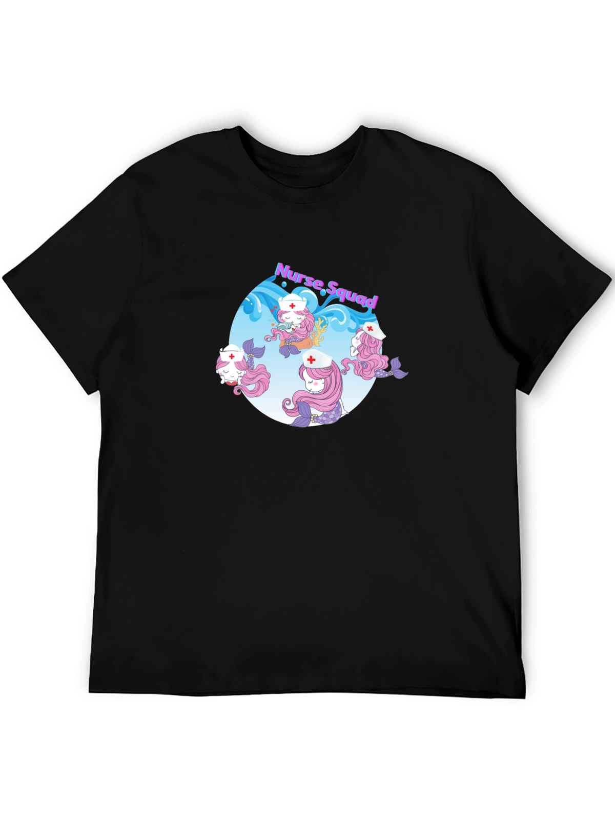 Nurse Squad Mermaid Graphic T-Shirt