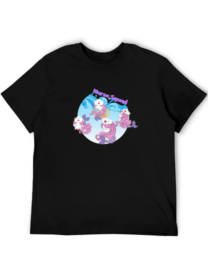 Nurse Squad Mermaid Graphic T-Shirt