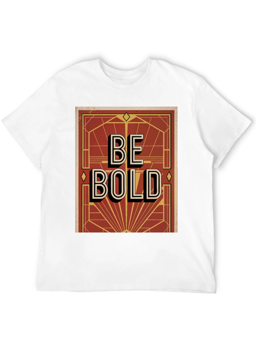 Be Bold Graphic Print Mens T-Shirt