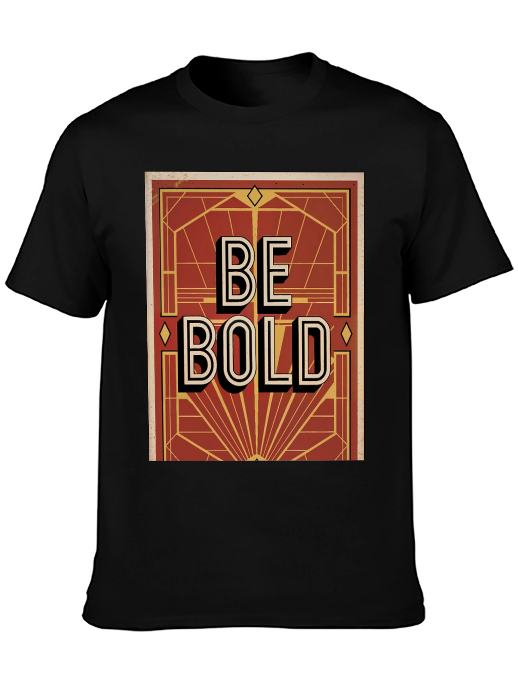 Be Bold Graphic Print Mens T-Shirt