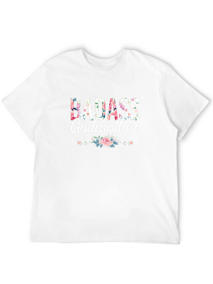 Badass Godmother Floral Graphic T-Shirt