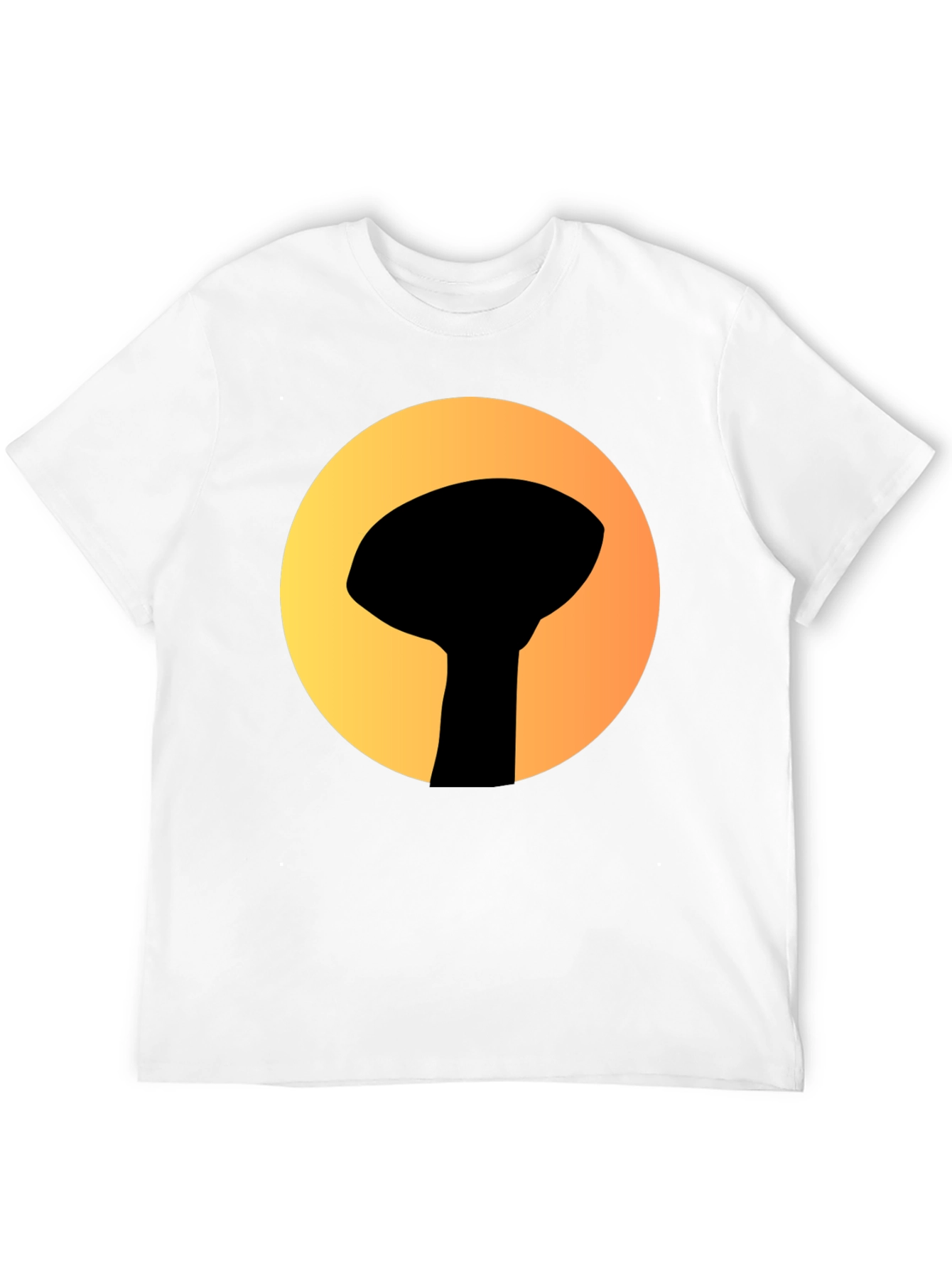 Graphic Tee: Silhouette Water Tower Art T-Shirt