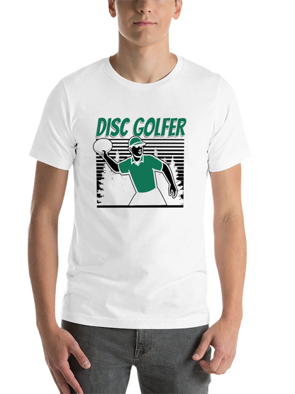 Disc Golfer Graphic Tee - Sporty Casual Style