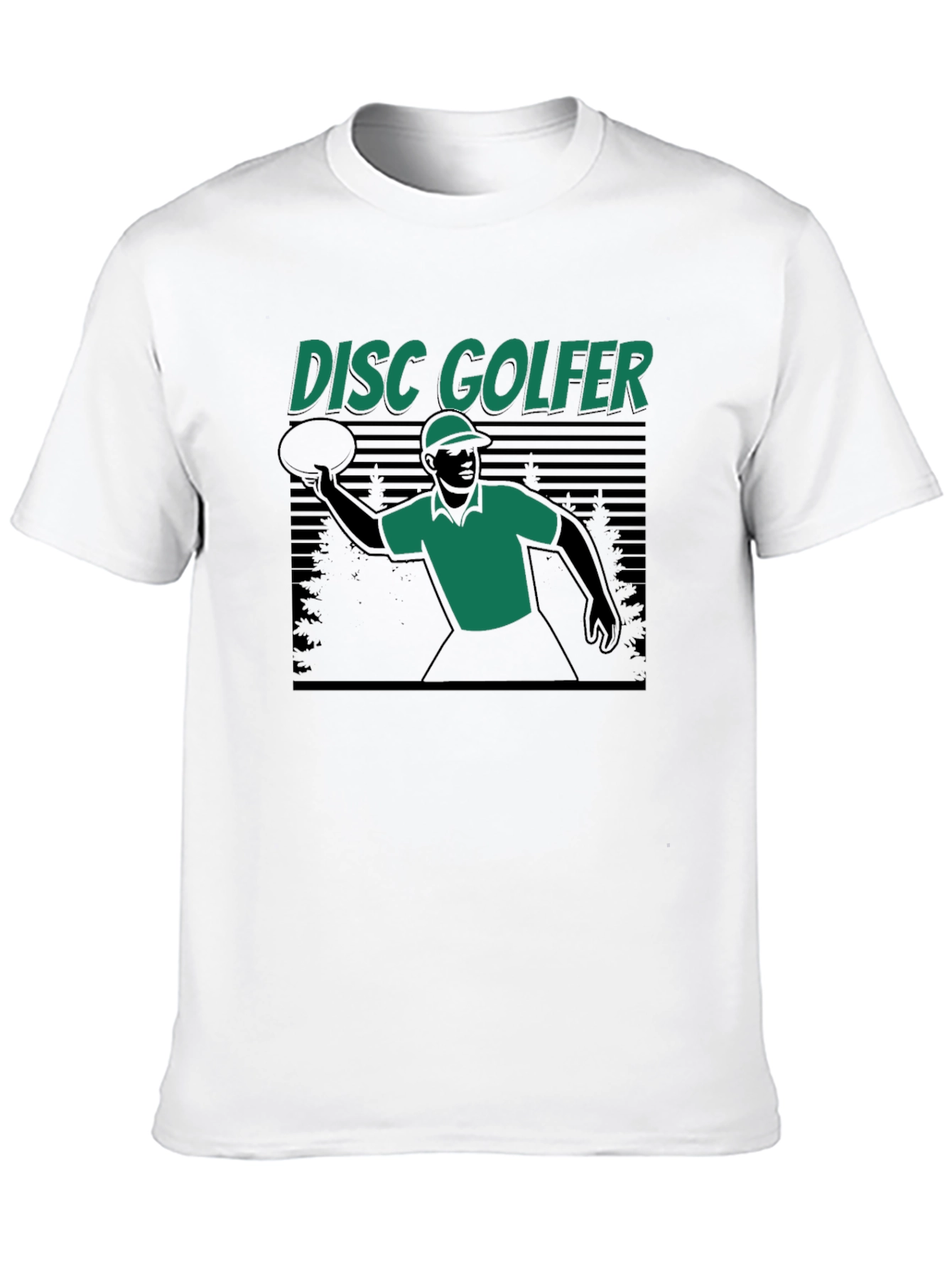 Disc Golfer Graphic Tee - Sporty Casual Style