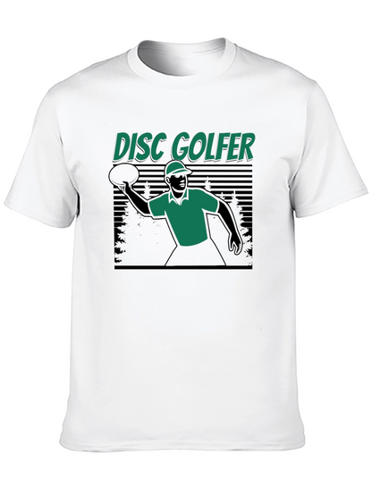 Disc Golfer Graphic Tee - Sporty Casual Style