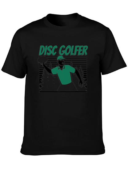 Disc Golfer Graphic Tee - Sporty Casual Style