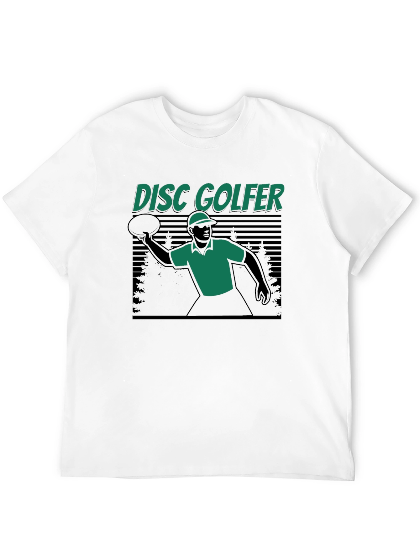 Disc Golfer Graphic Tee - Sporty Casual Style