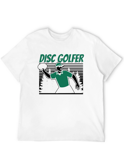 Disc Golfer Graphic Tee - Sporty Casual Style