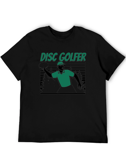 Disc Golfer Graphic Tee - Sporty Casual Style