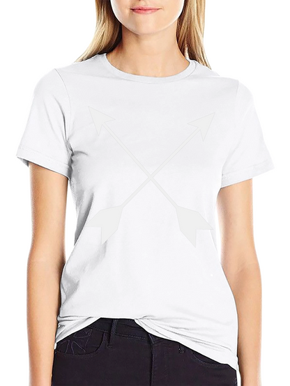 Crossed Arrows Graphic Tee - Black