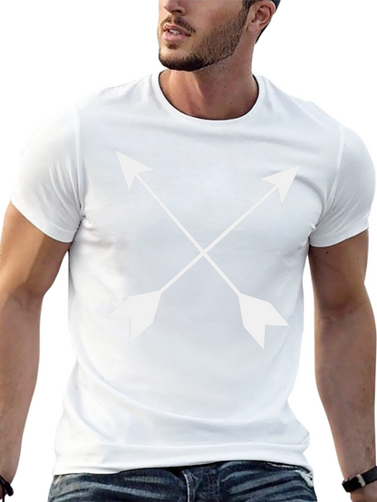 Crossed Arrows Graphic Tee - Black