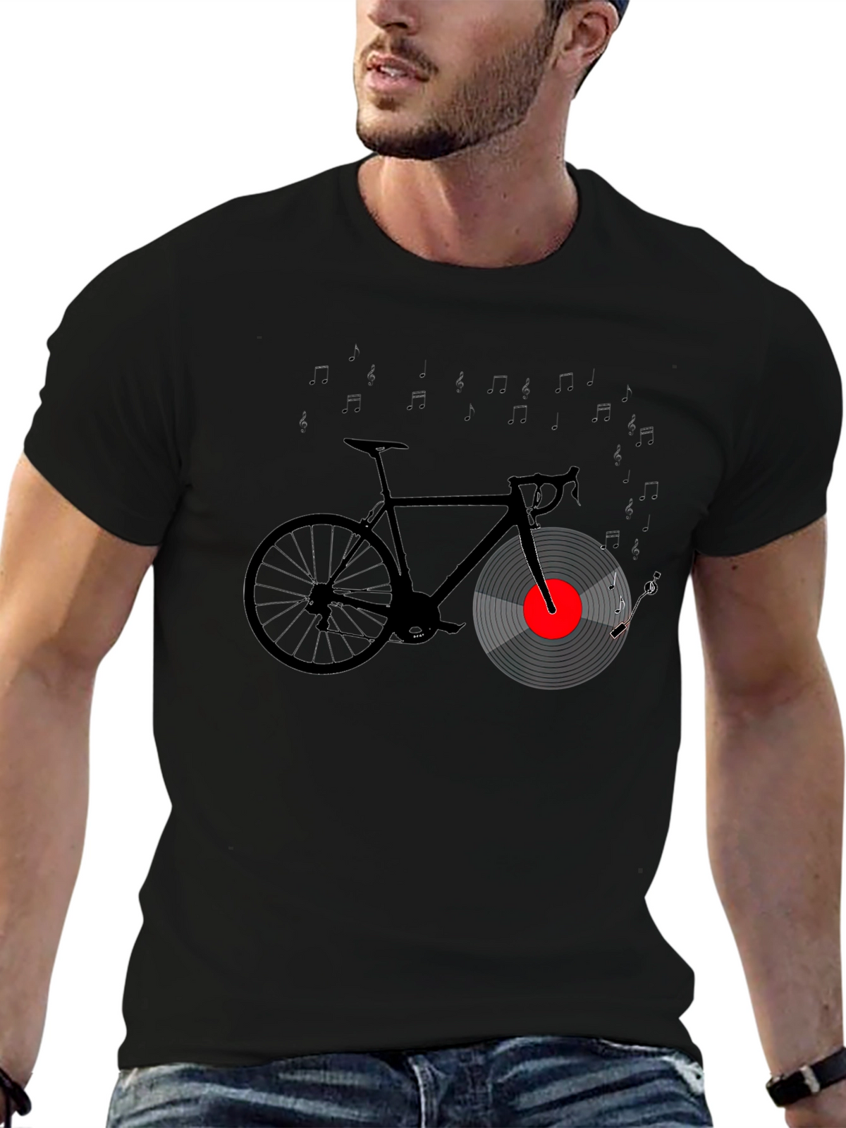 Cycling Music Tee