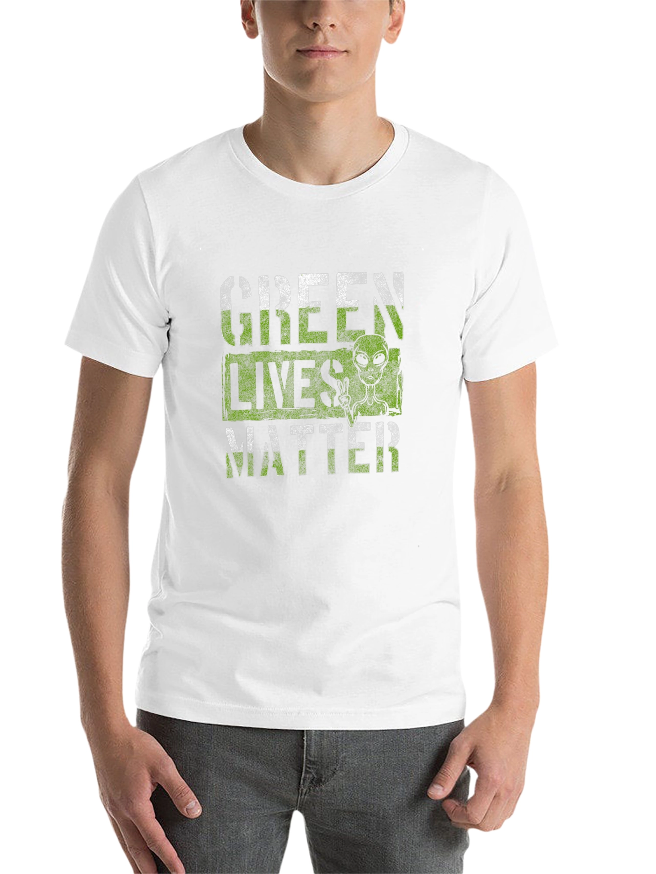 Green Lives Matter Alien T-Shirt