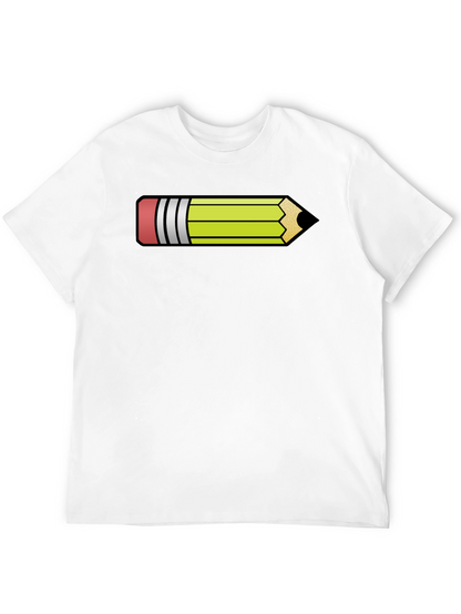 Pencil Graphic Black T-Shirt - Fun Artist Apparel