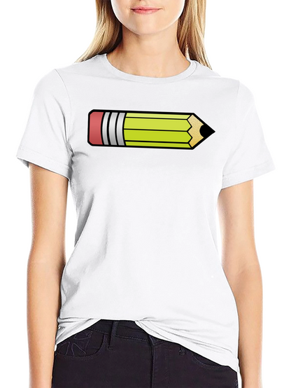 Pencil Graphic Black T-Shirt - Fun Artist Apparel