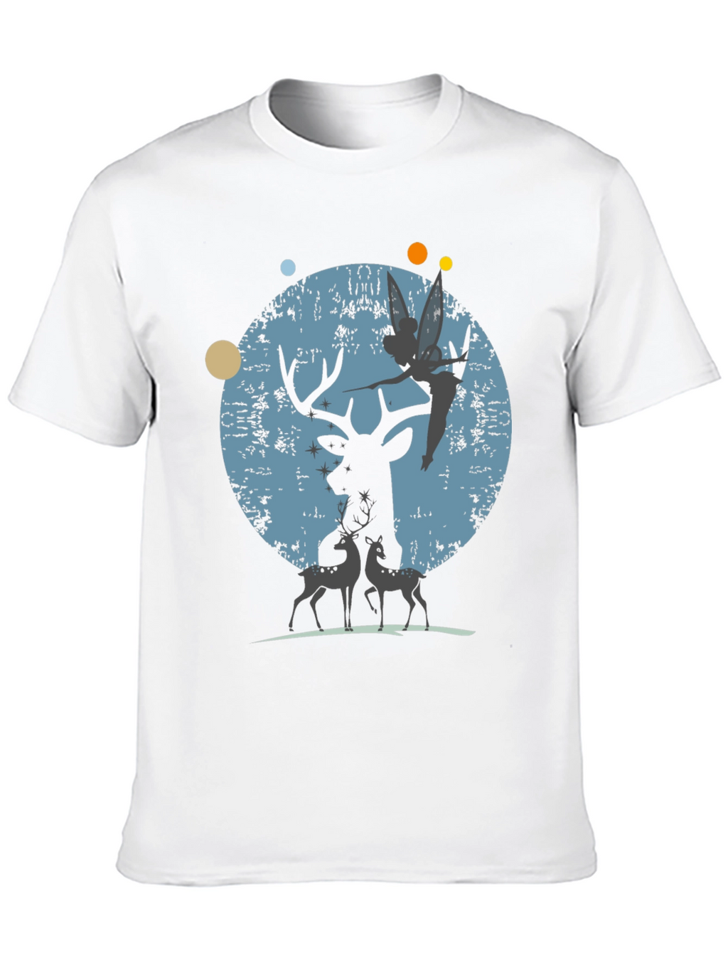 Deer & Fairy Graphic T-Shirt