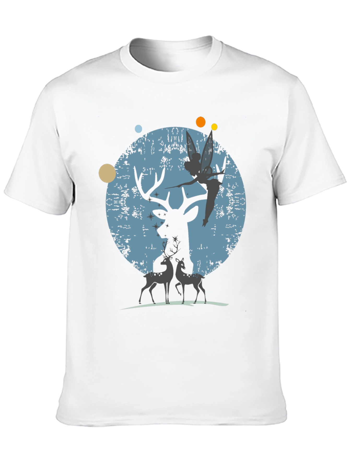 Deer & Fairy Graphic T-Shirt