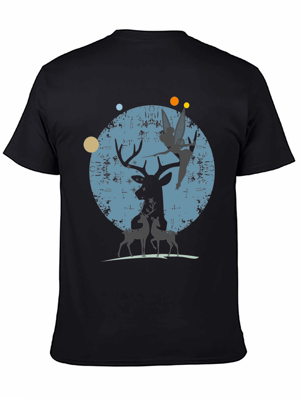 Deer & Fairy Graphic T-Shirt
