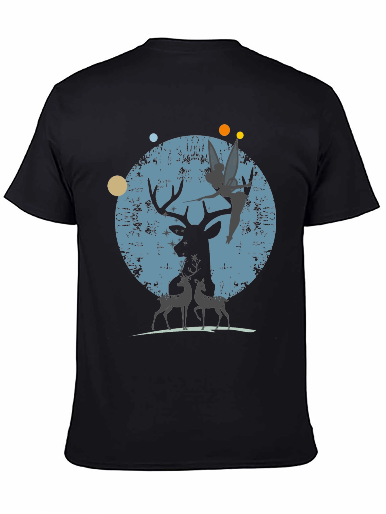 Deer & Fairy Graphic T-Shirt
