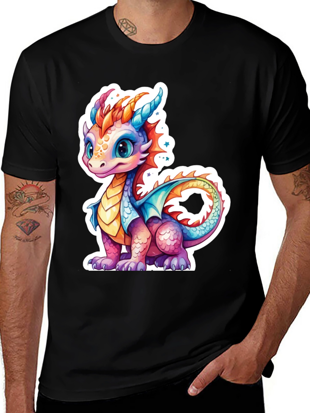 Cute Dragon Graphic Tee