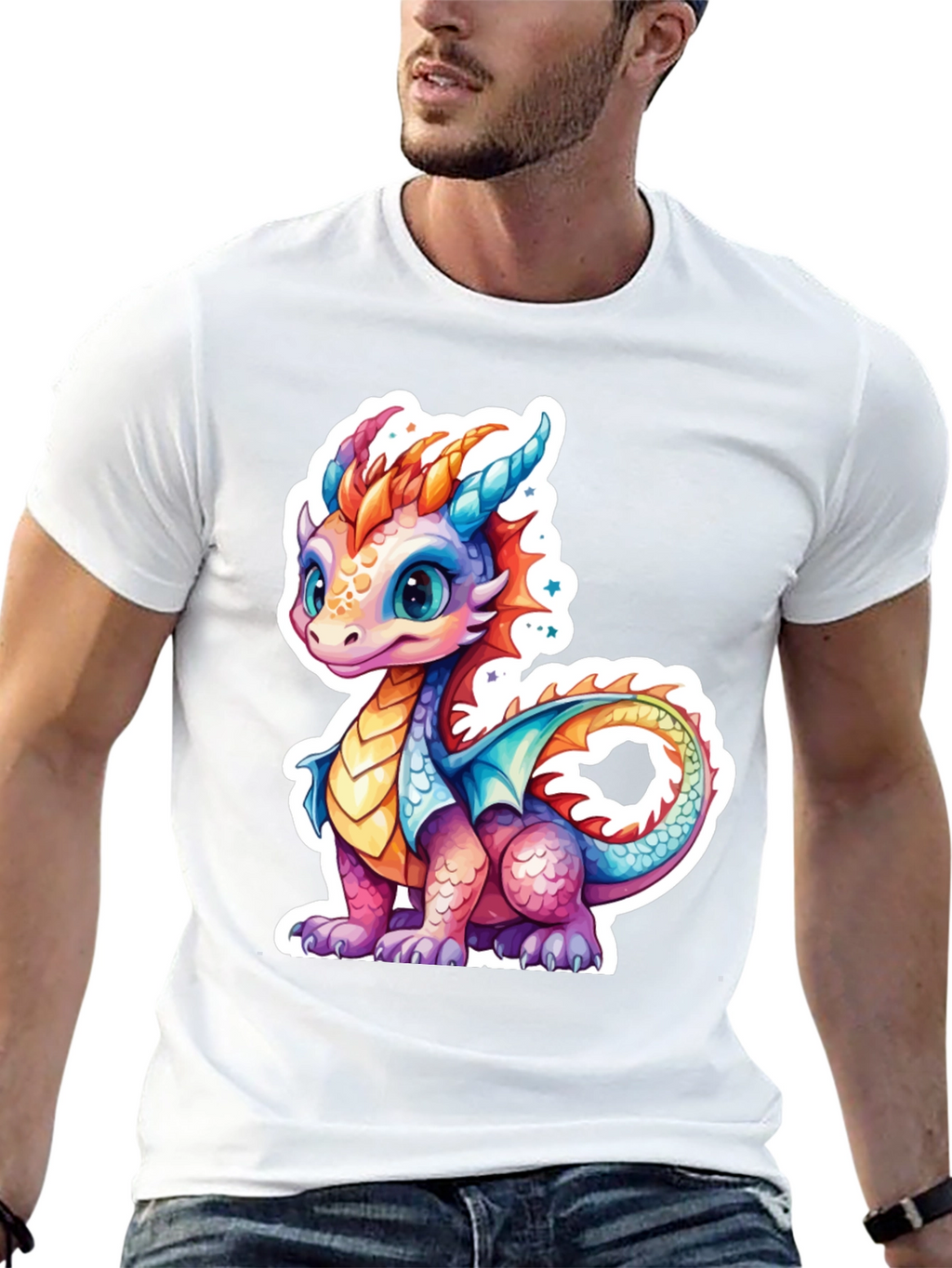 Cute Dragon Graphic Tee