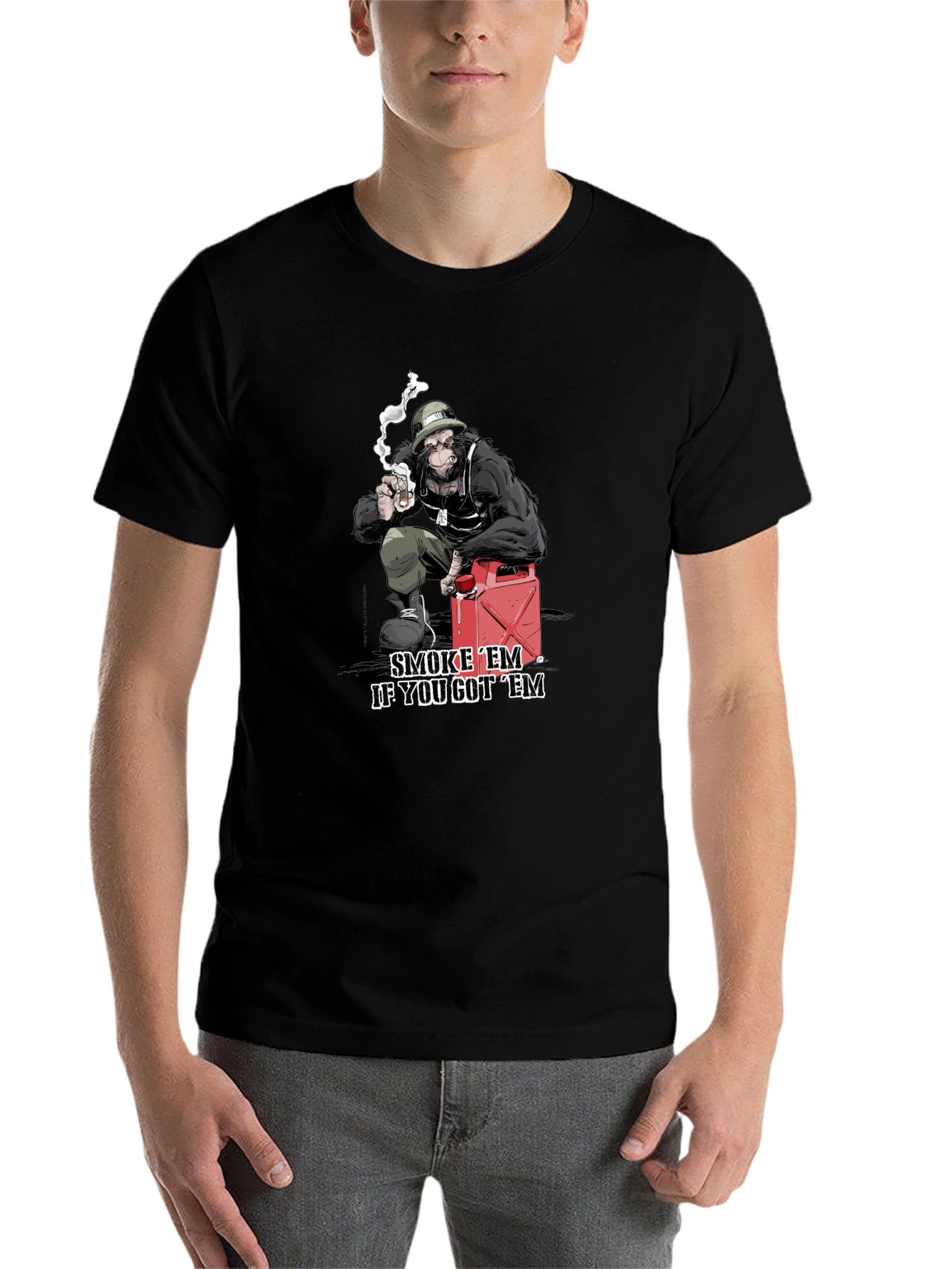 Smoke Em Gorilla Graphic Tee