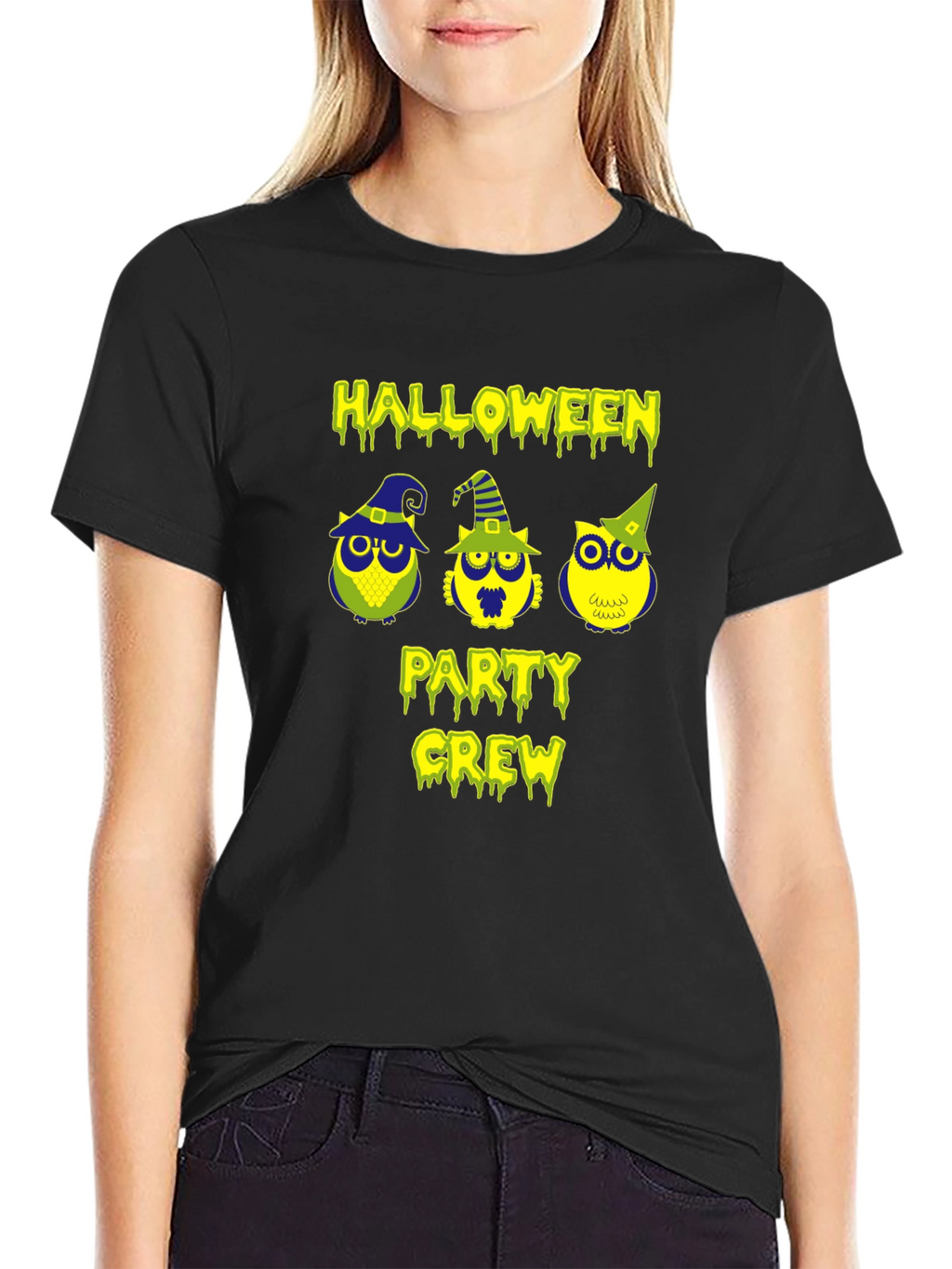 Halloween Party Crew Owl T-Shirt