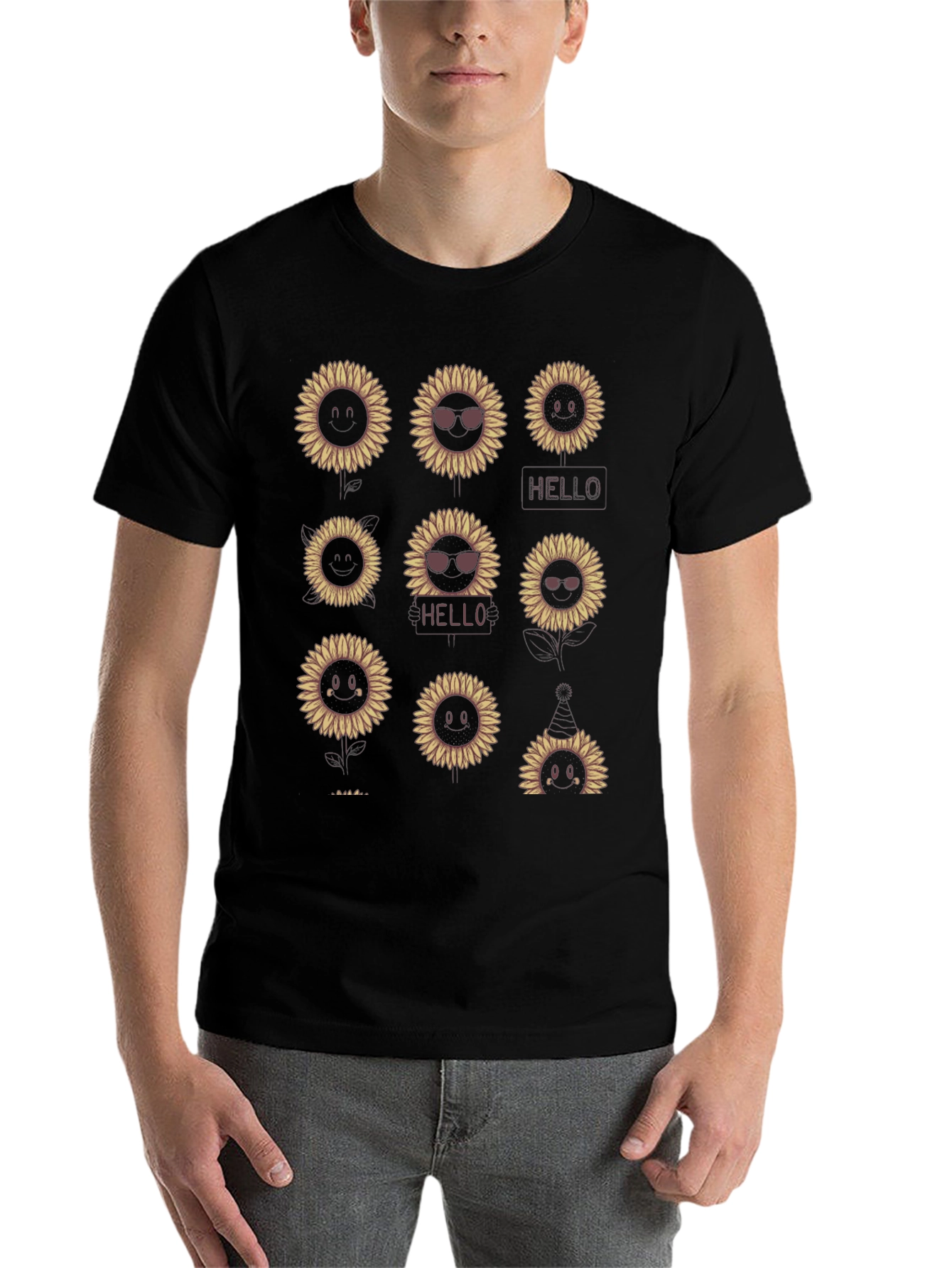 Sunflower Graphic Tee - Unisex Cotton T-Shirt