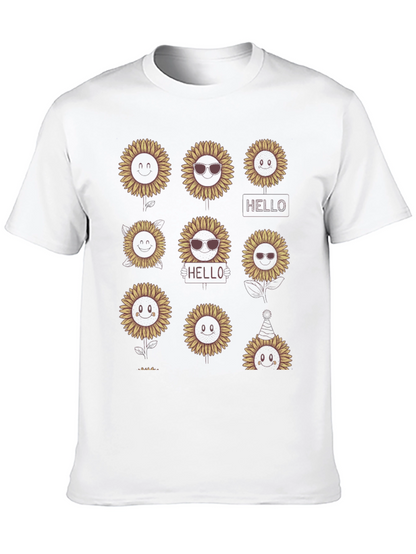 Sunflower Graphic Tee - Unisex Cotton T-Shirt