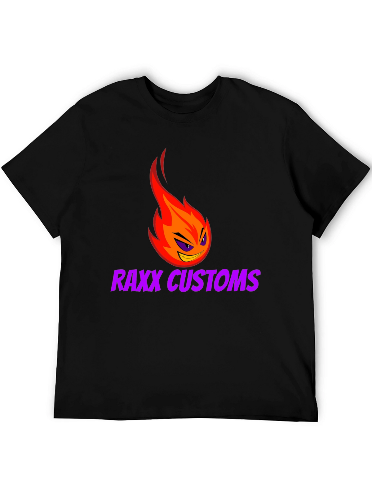 RAXX CUSTOMS Graphic Tee - Fiery Style