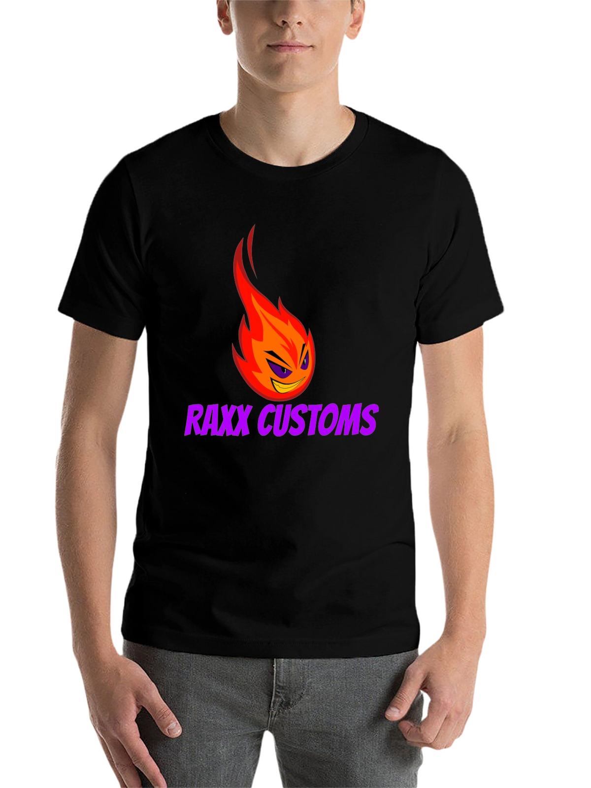 RAXX CUSTOMS Graphic Tee - Fiery Style