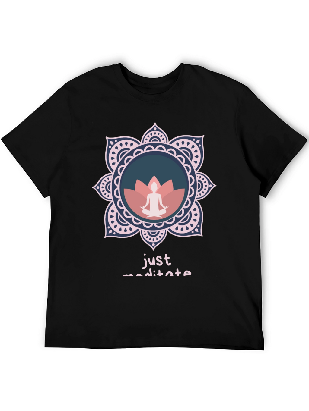 Just Meditate Graphic Tee - Relaxed Fit